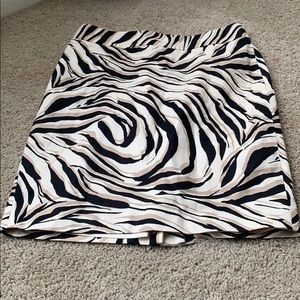 Ann Taylor loft print skirt